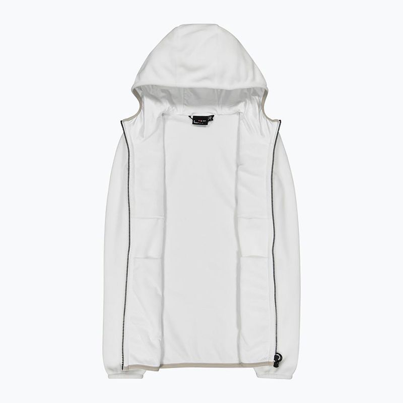 Hanorac cu glugă CMP Fix Hood Fleece Sweatshirt pentru femei  alb 32H0386/A001 3