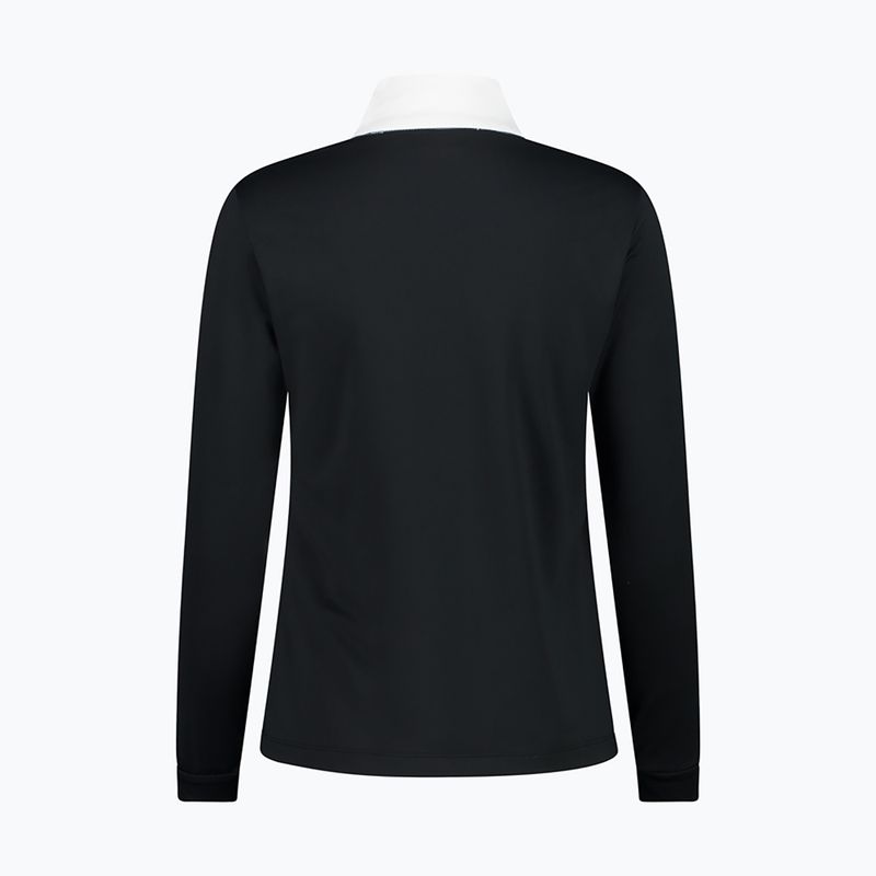 CMP tricou trekking pentru femei negru și alb 32L0296/U901 3