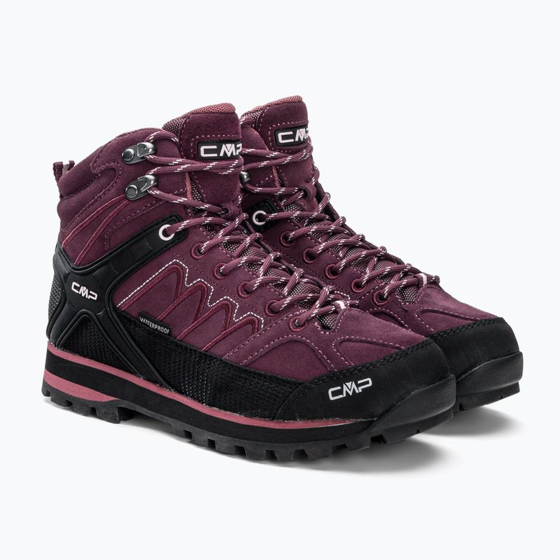 Cizme de trekking pentru femei CMP Moon Mid roz 31Q4796 4