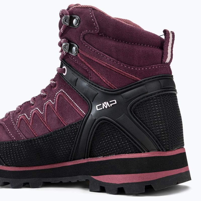 Cizme de trekking pentru femei CMP Moon Mid roz 31Q4796 10