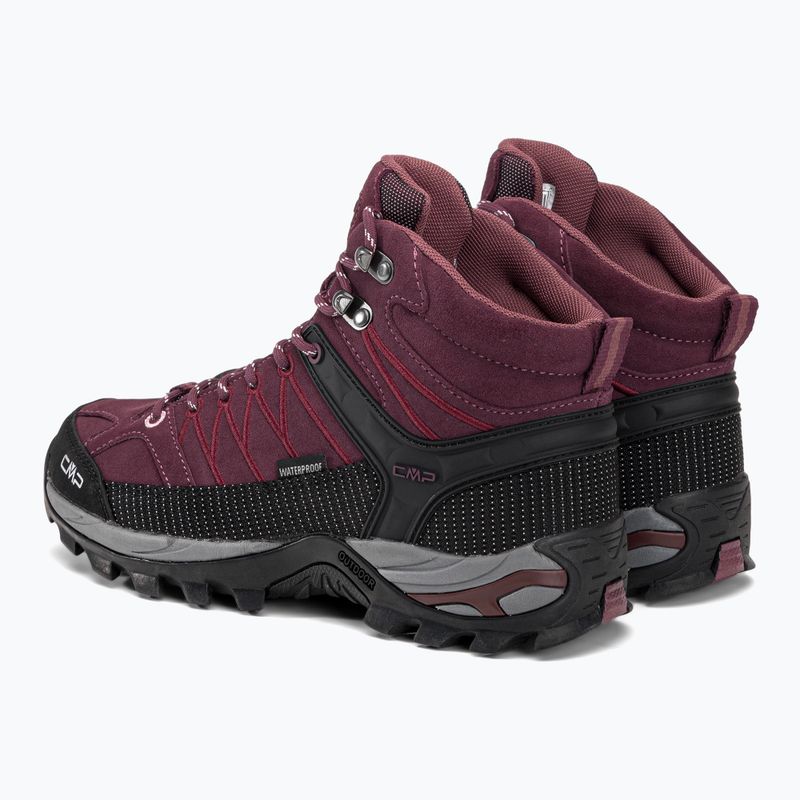 Încălțăminte de trekking pentru femei CMP Rigel Mid Wp prugna 3