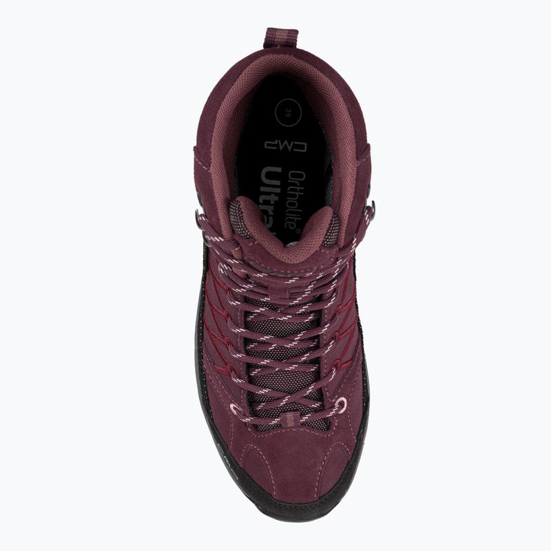 Încălțăminte de trekking pentru femei CMP Rigel Mid Wp prugna 6