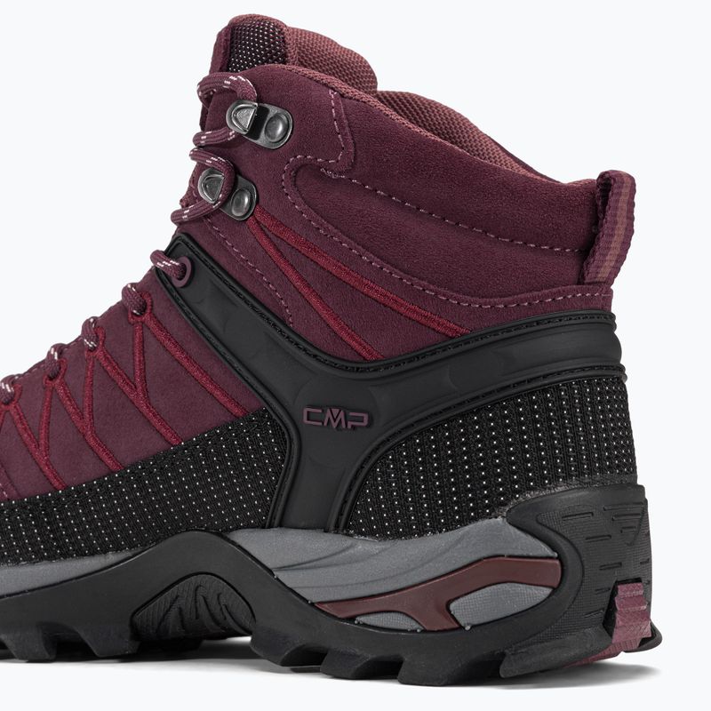 Încălțăminte de trekking pentru femei CMP Rigel Mid Wp prugna 10