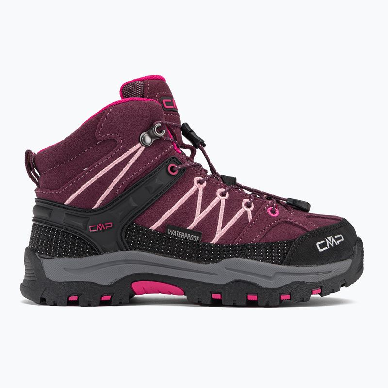 CMP cizme de trekking pentru copii Rigel Mid Wp maroon 3Q12944/05HM 2
