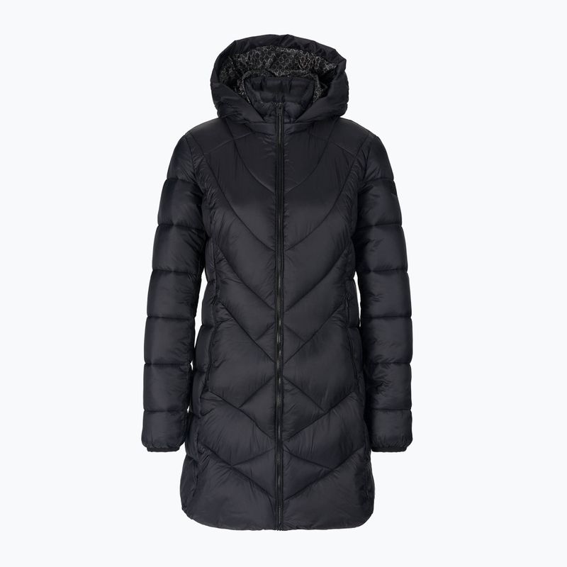 Parka CMP Parka pentru femei cu glugă cu fermoar negru 32K3036/U901