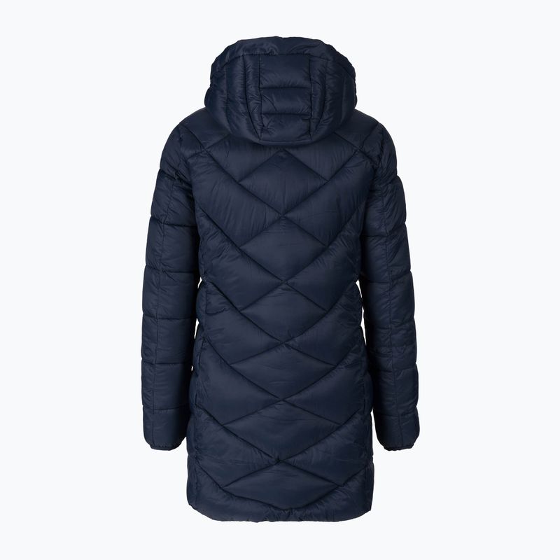 Parka CMP Parka pentru femei cu glugă cu capotă cu capse  jachetă în jos  albastru marin 32K3036/N950 2