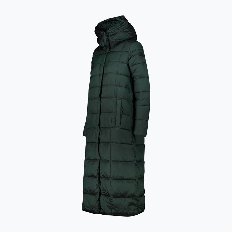 Geacă cu puf pentru femei CMP Coat Fix Hood verde 32K3136 9