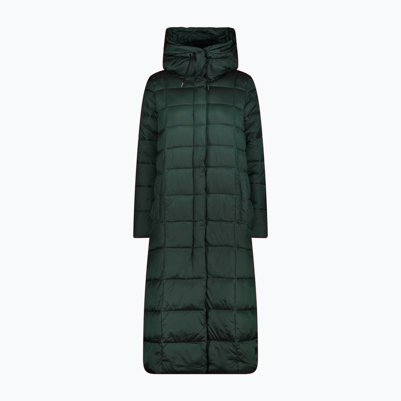 Geacă cu puf pentru femei CMP Coat Fix Hood verde 32K3136 10