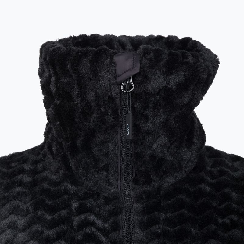 Bluză fleece pentru femei CMP neagră 32P1956/U901 3