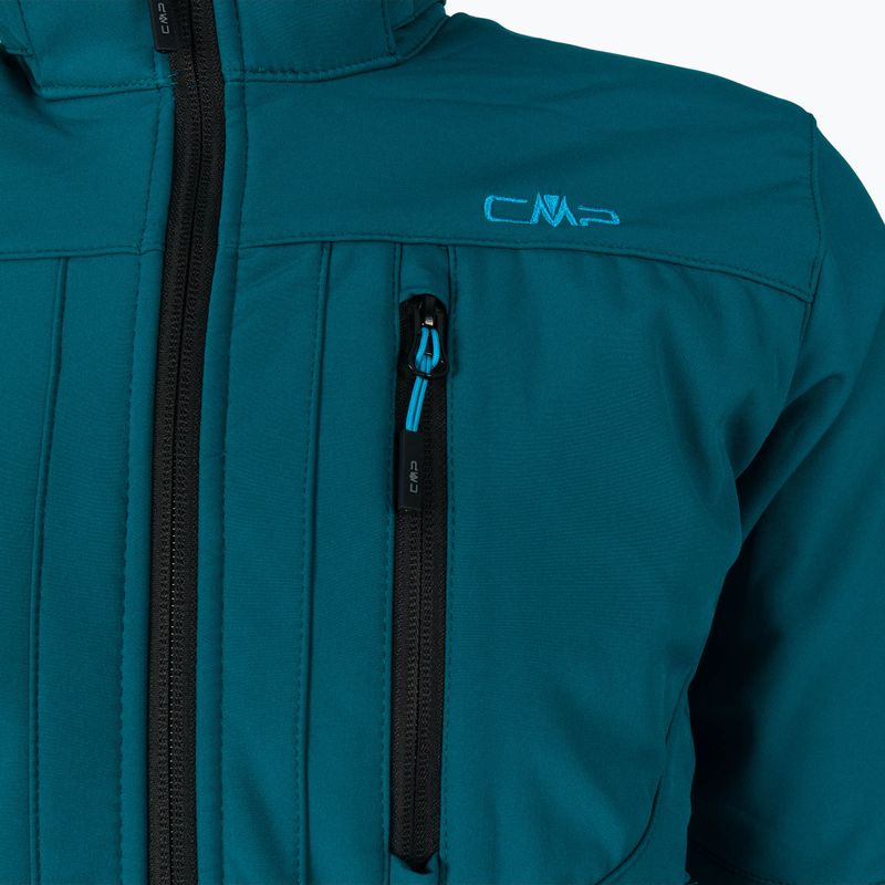 Jachetă pentru bărbați CMP softshell albastru 3A01787N/M916 3
