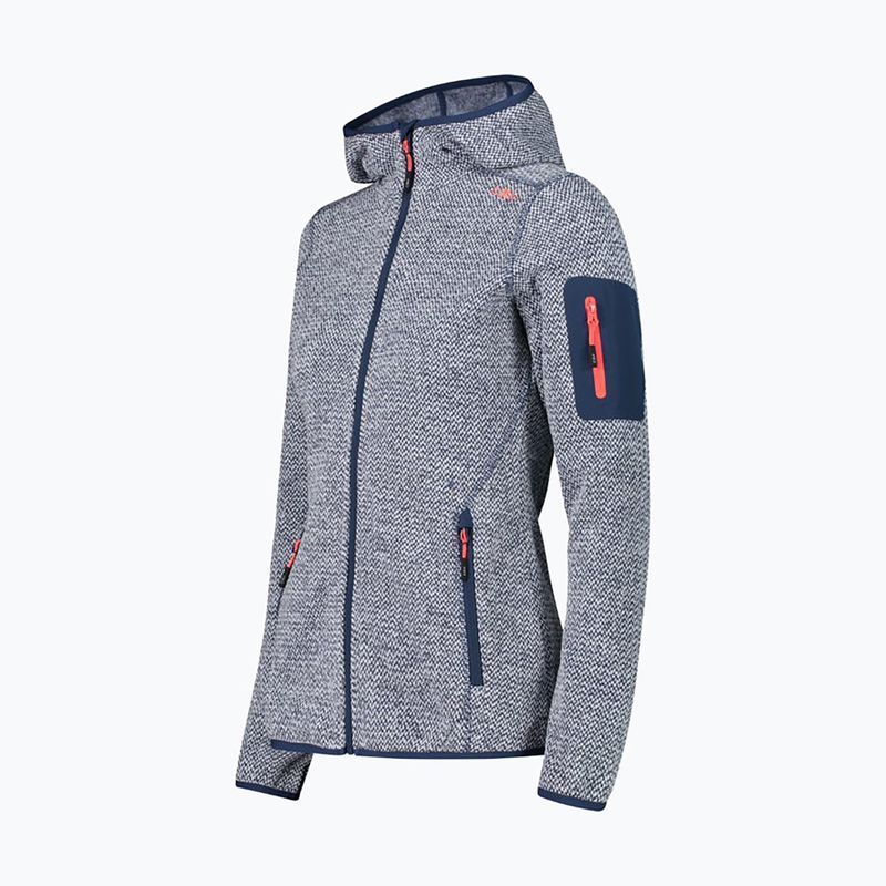 Hanorac din fleece gri CMP pentru femei 3H19826/02MM 7