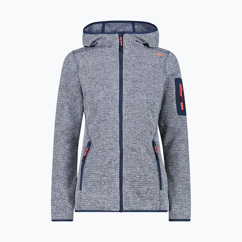 Hanorac din fleece gri CMP pentru femei 3H19826/02MM 8