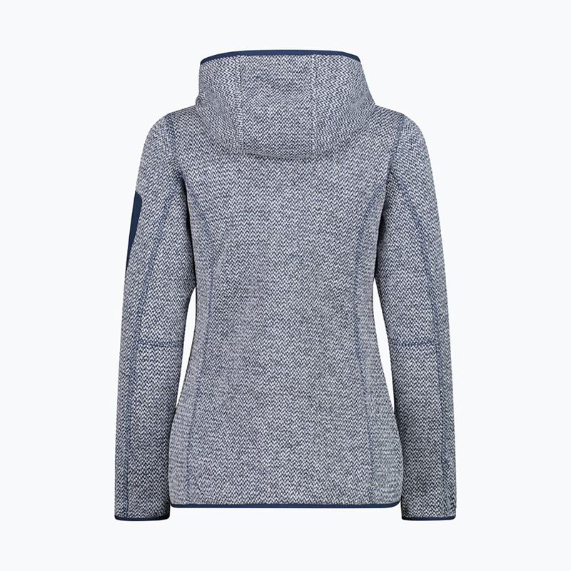 Hanorac din fleece gri CMP pentru femei 3H19826/02MM 9