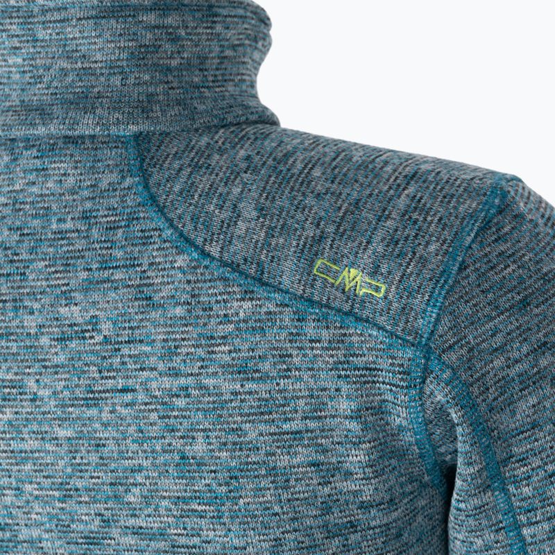 Hanorac din fleece albastru CMP pentru bărbați 3H60747N/11LM 6