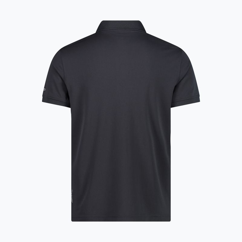 Tricou polo pentru bărbați CMP grafit 3T60077/19UN 2