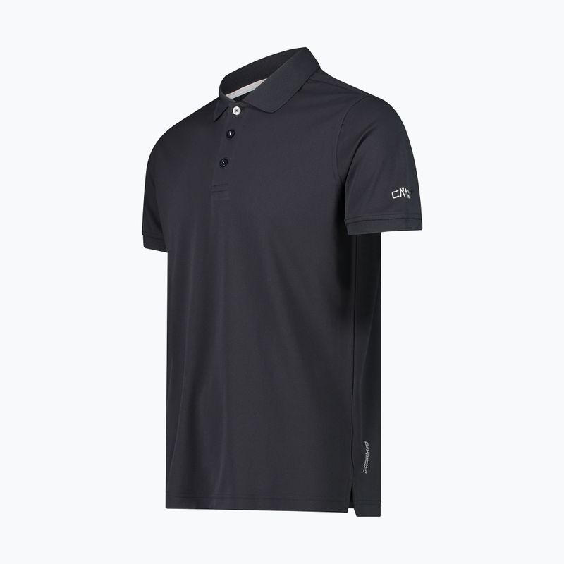 Tricou polo pentru bărbați CMP grafit 3T60077/19UN 3