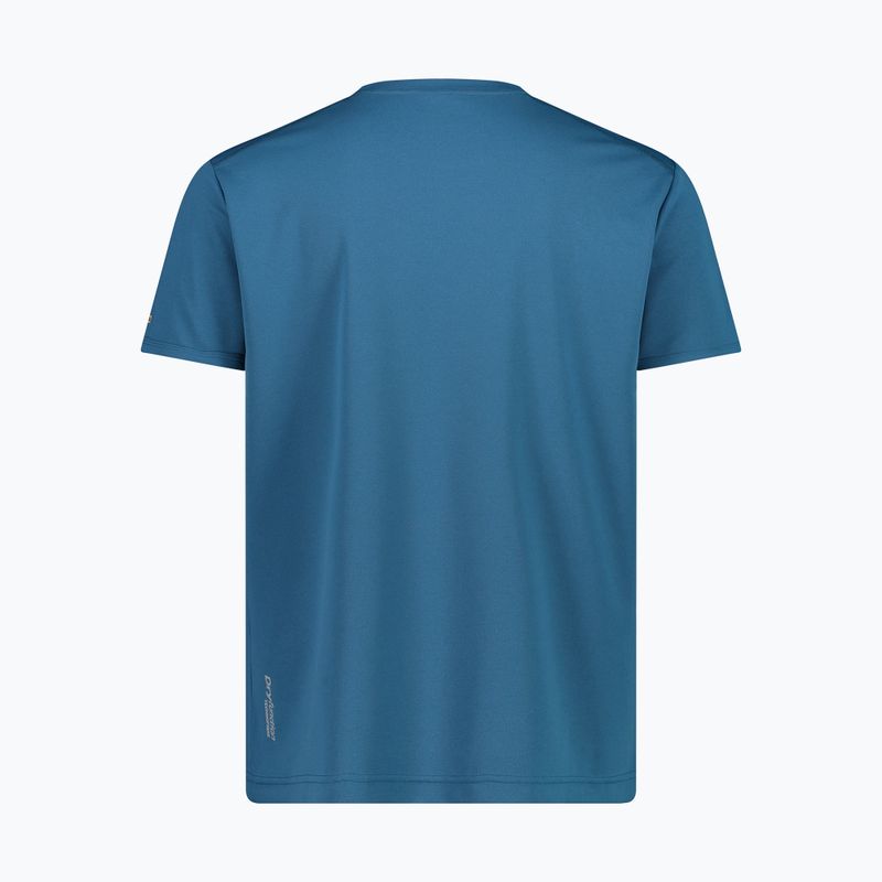 Tricou de trekking pentru bărbați CMP albastru 30T5057/07MN 2