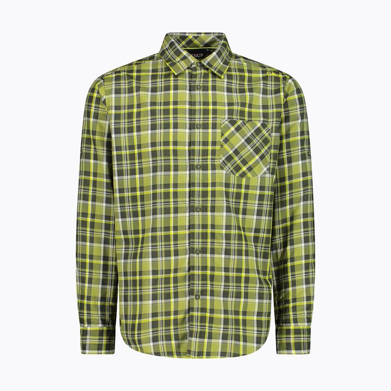 Cămașă verde pentru bărbați CMP 30T9927/52ZN