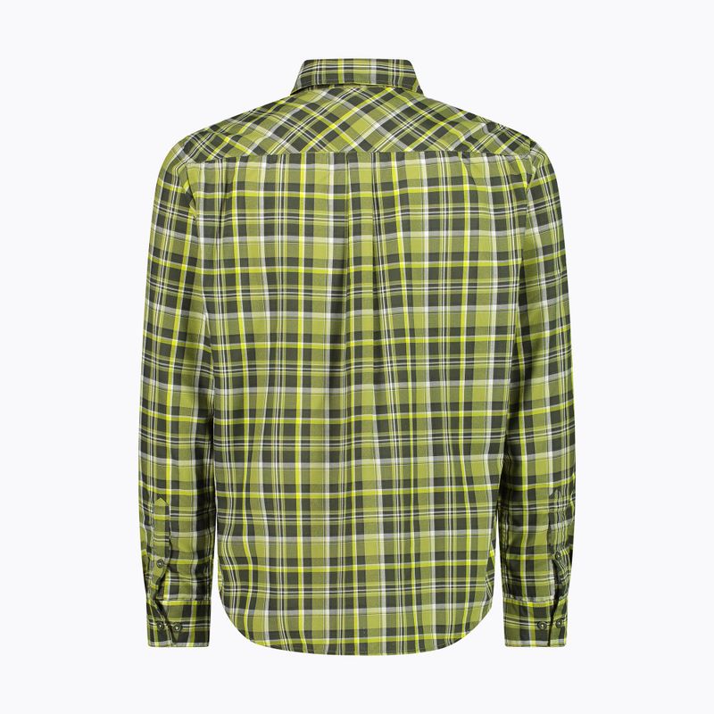 Cămașă verde pentru bărbați CMP 30T9927/52ZN 2