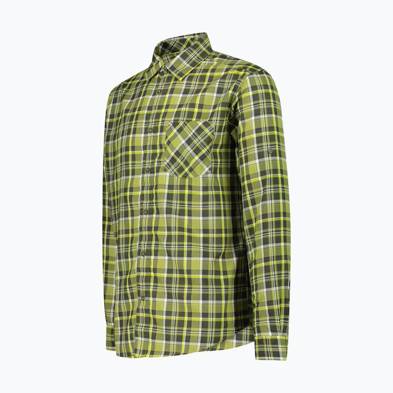 Cămașă verde pentru bărbați CMP 30T9927/52ZN 3
