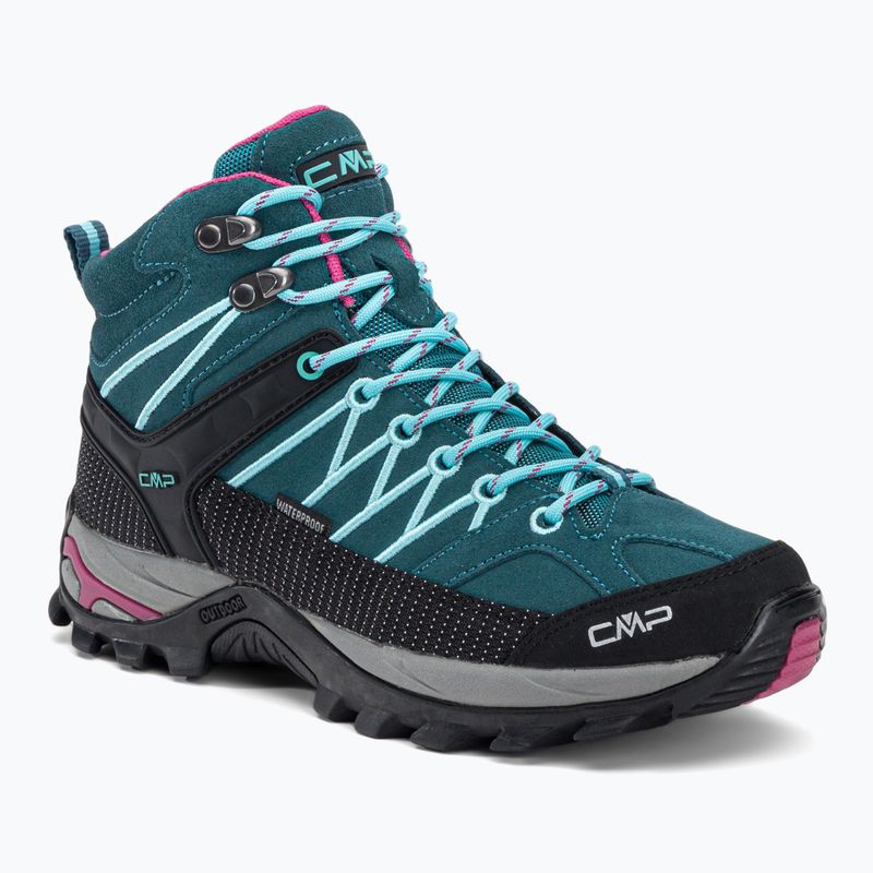 Cizme de trekking pentru femei CMP Rigel Mid Wp albastru 3Q12946/16NN