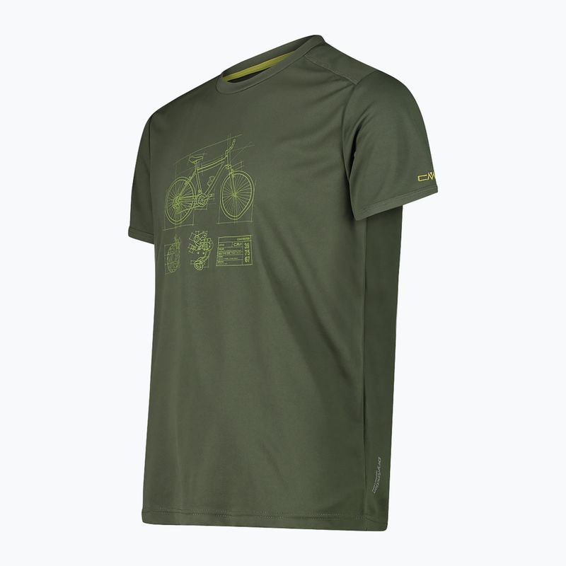 CMP cămașă de trekking pentru bărbați verde 30T5057/E319 3