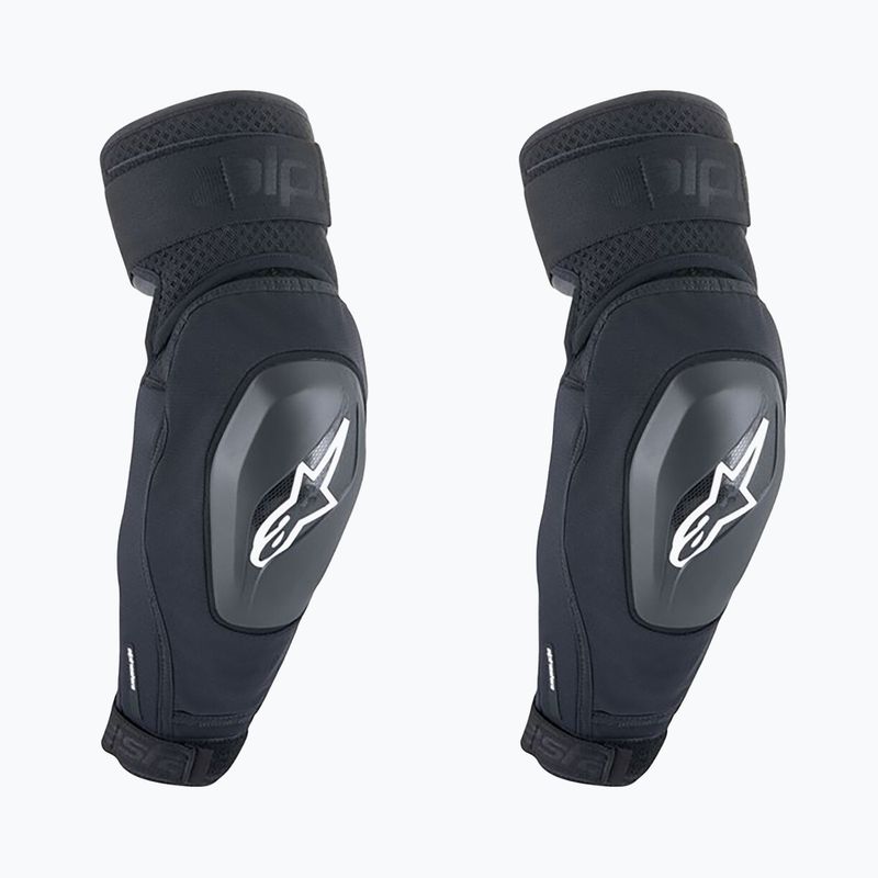 Apărători de ciclism pentru coate Alpinestars A-Impact Plasma Elite Shield Elbow black/white