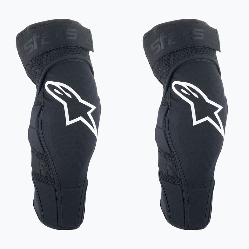 Apărători de ciclism pentru genunchi Alpinestars A-Impact Plasma Elite Knee black/white