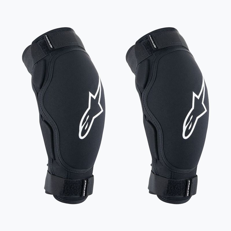 Apărători de ciclism pentru coate Alpinestars A-Impact Plasma Pro Elbow black/white