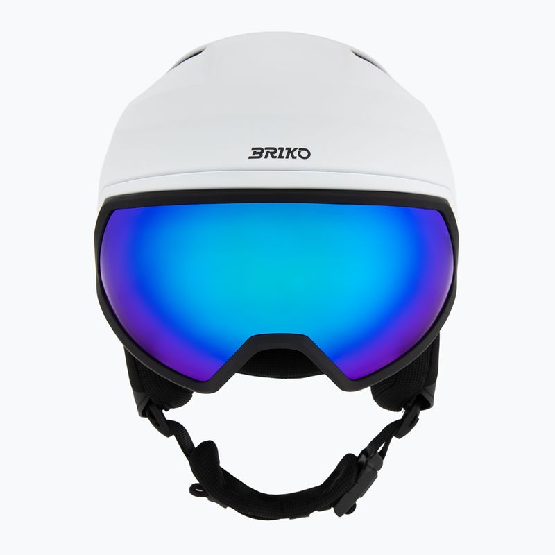 Cască de schi Briko Stormrider matt white/black 2