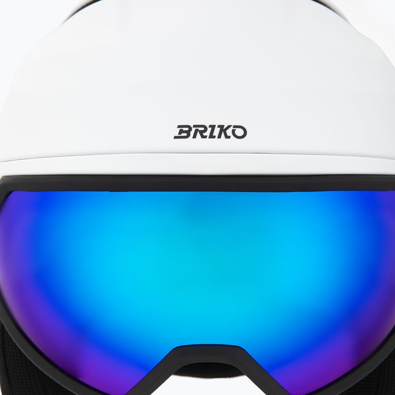 Cască de schi Briko Stormrider matt white/black 7