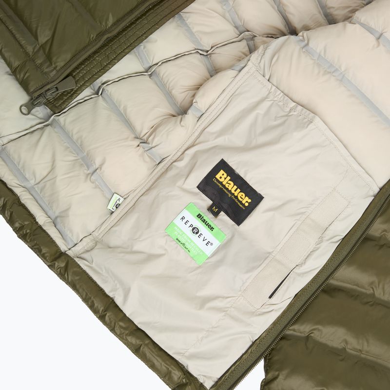 Geacă pentru bărbați Blauer USA Charles dark olive inside mist grey 7