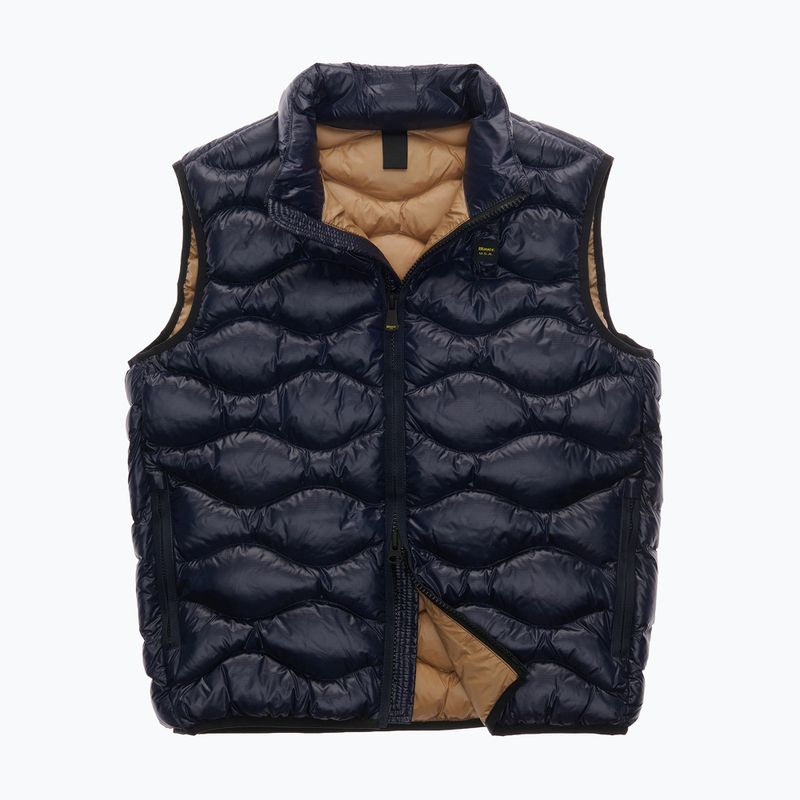 Vestă pentru bărbați Blauer USA Danny black inside beige