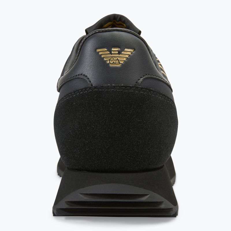 Încălțăminte EA7 Emporio Armani Black & White Vintage triple black/ gold 6