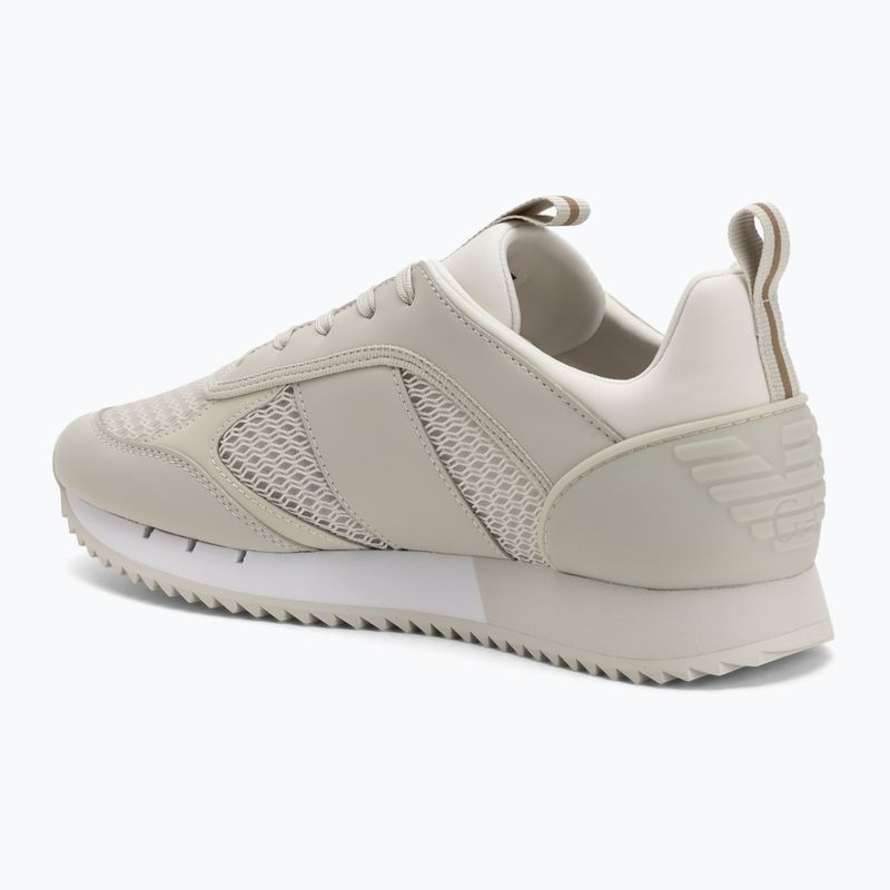 Încălțăminte EA7 Emporio Armani Black & White Laces silver birch/gold 3