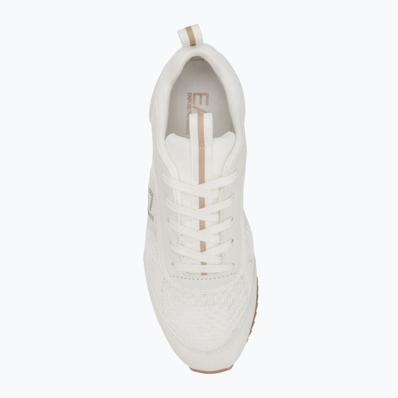 Încălțăminte EA7 Emporio Armani Black & White Laces triple off wht/gold 5
