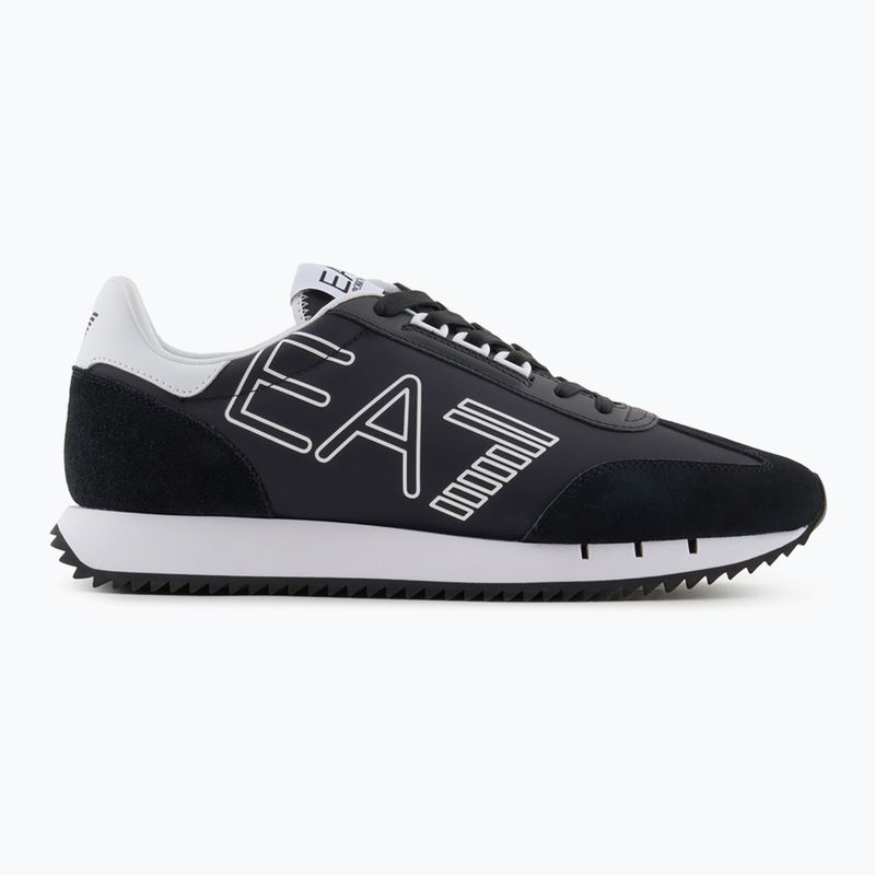 Încălțăminte EA7 Emporio Armani Black & White Vintage blk/white/blk eagle 8