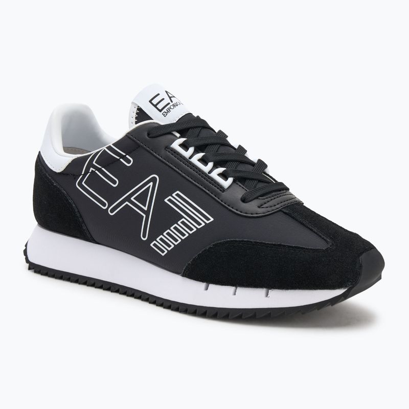 Încălțăminte EA7 Emporio Armani Black & White Vintage blk/white/blk eagle