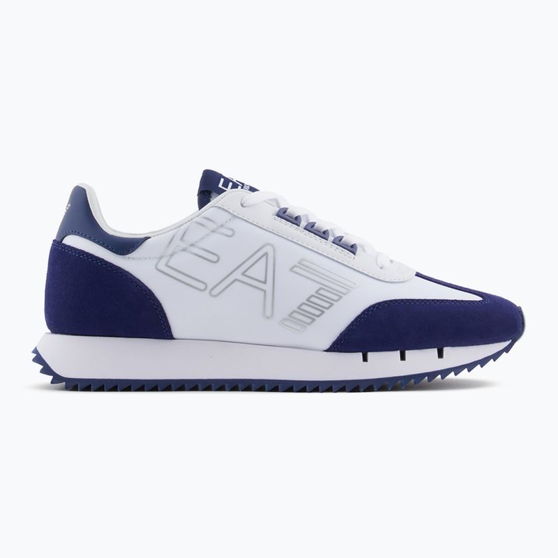 Încălțăminte EA7 Emporio Armani Black & White Vintage white/medieval blu