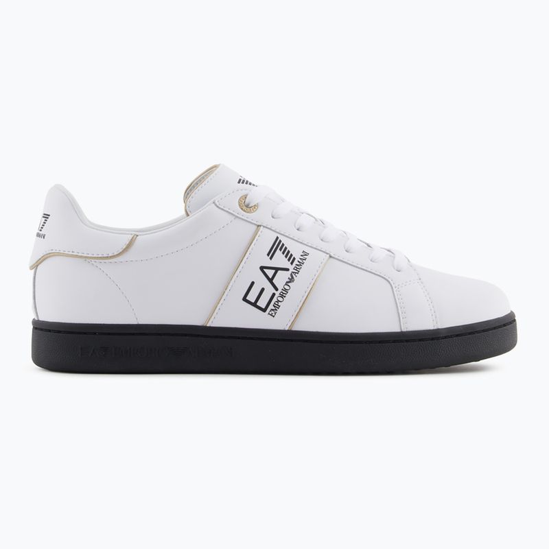 Încălțăminte EA7 Emporio Armani Classic Logo white/gold/black