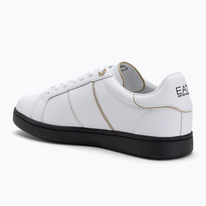 Încălțăminte EA7 Emporio Armani Classic Logo white/gold/black 3