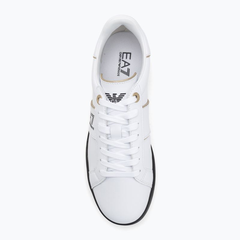 Încălțăminte EA7 Emporio Armani Classic Logo white/gold/black 5