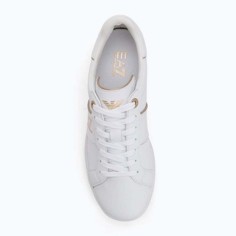 Încălțăminte EA7 Emporio Armani Classic Logo full wht/gold detail 5