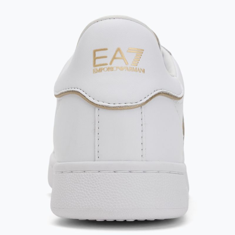 Încălțăminte EA7 Emporio Armani Classic Logo full wht/gold detail 6