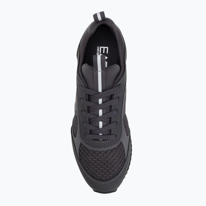 Încălțăminte EA7 Emporio Armani Black & White Laces asphalt grey/silv.g7 5