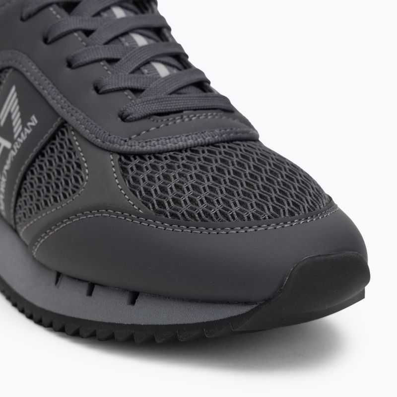 Încălțăminte EA7 Emporio Armani Black & White Laces asphalt grey/silv.g7 7