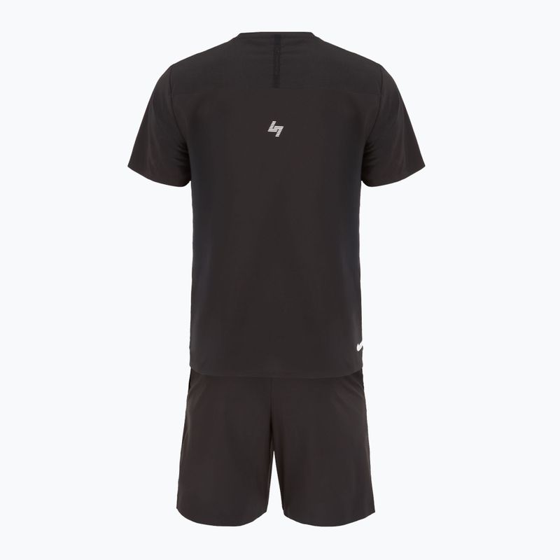 Set tricou + pantaloni scurți EA7 Emporio Armani Ventus7 black 2