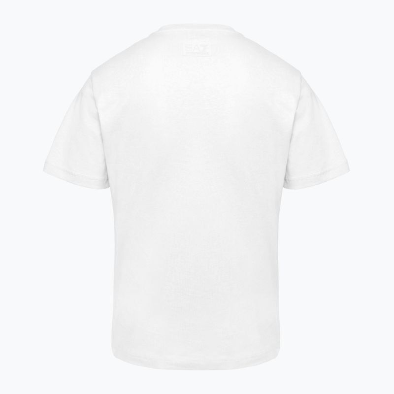 Tricou pentru bărbați EA7 Emporio Armani Logo Series white 2
