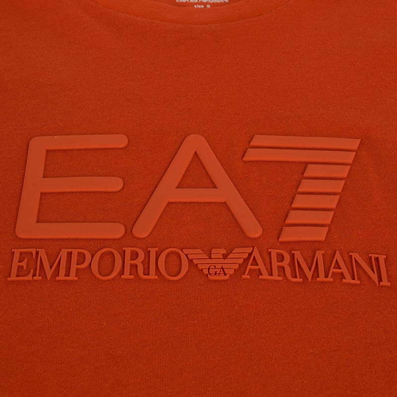 Tricou pentru bărbați EA7 Emporio Armani Visibility Cotton Crew rooibos tea 3