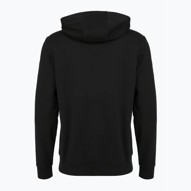 Bluză pentru bărbați Emporio Armani EA7 Train Logo Series Extended Logo Hoodie black / gold 2